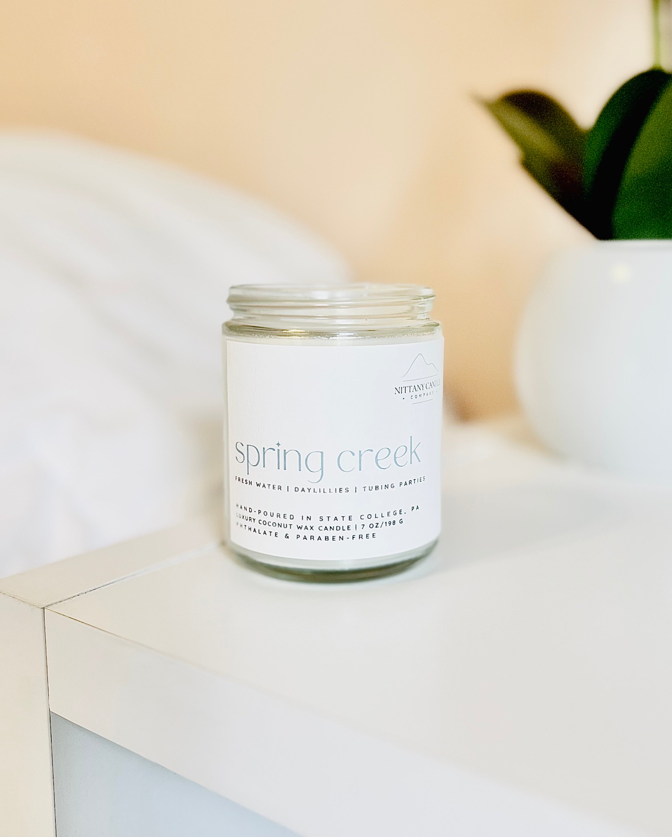 nontoxic coconut wax jar candle by Nittany Candle Company