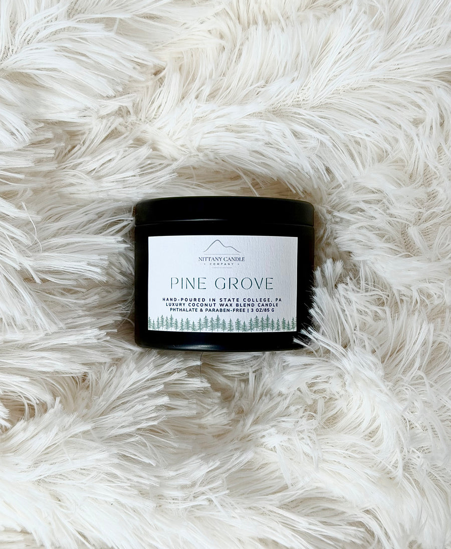 PINE GROVE MINI TIN CANDLE