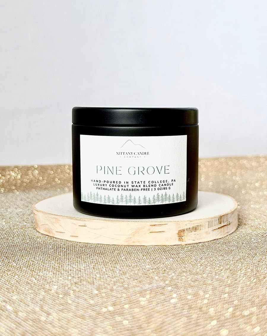 PINE GROVE MINI TIN CANDLE