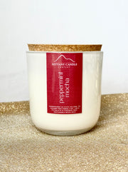 PEPPERMINT MOCHA WOOD WICK CANDLE